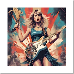 Taylor Swift vintage dnd style art Posters and Art